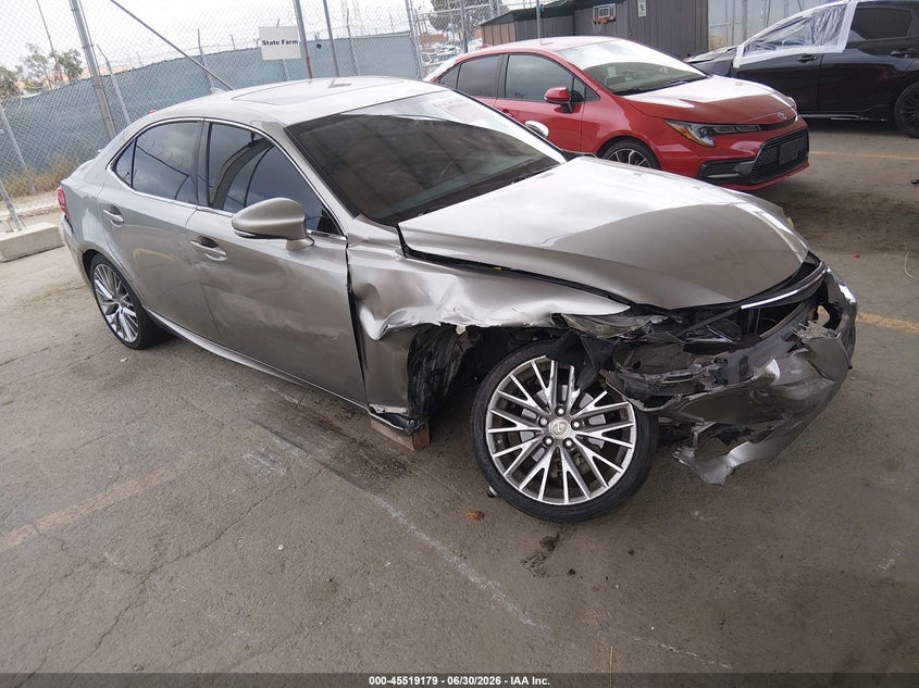 2014 Lexus Is VIN JTHBF1D27E5001891 IAAI salvage auction — RIGHT SIDE, Salvage (California), sold $1,050 on 2026-07-29 (photo 1)