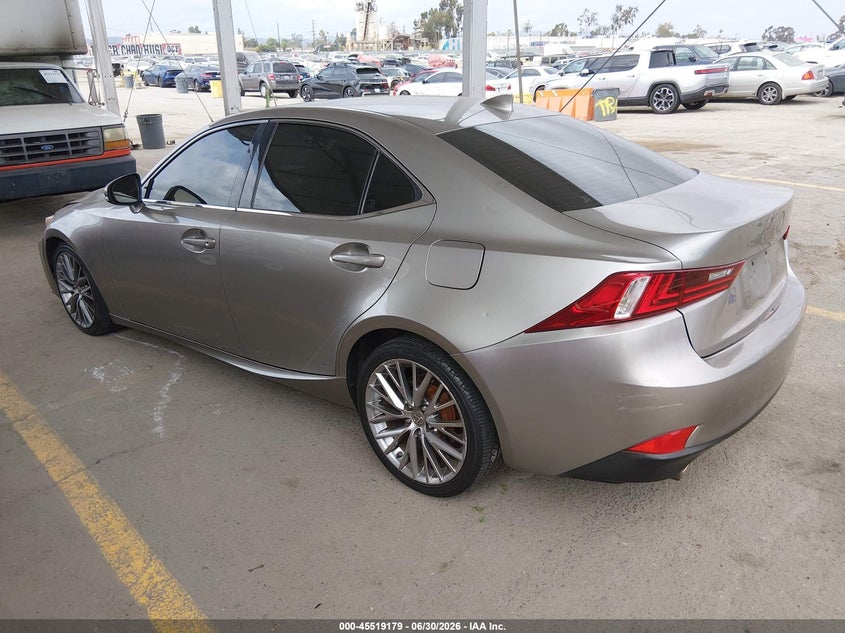 2014 Lexus Is VIN JTHBF1D27E5001891 IAAI salvage auction — RIGHT SIDE, Salvage (California), sold $1,050 on 2026-07-29 (photo 3)