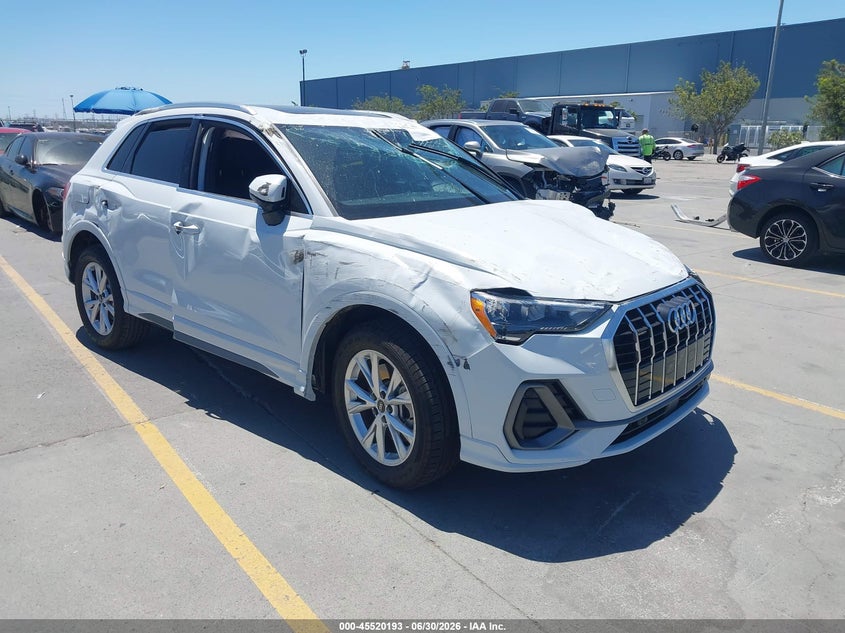 2022 Audi Q3 VIN WA1DECF30N1149252 IAAI salvage auction — ROLLOVER, Salvage Title, sold $25 on 2026-07-29 (photo 1)