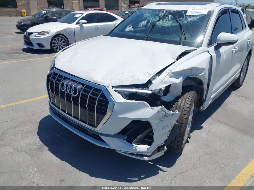 2022 Audi Q3 VIN WA1DECF30N1149252 IAAI salvage auction — ROLLOVER, Salvage Title, sold $25 on 2026-07-29 (photo 6)