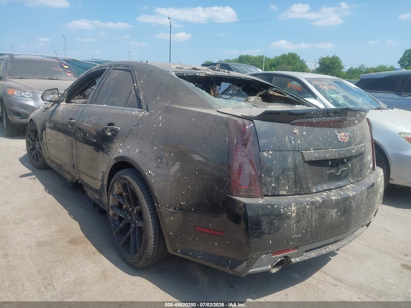 2012 Cadillac Cts-v VIN 1G6DV5EP8C0143906 IAAI salvage auction — TOTAL BURN, Salvage Title, sold $7,900 on 2026-09-01 (photo 3)