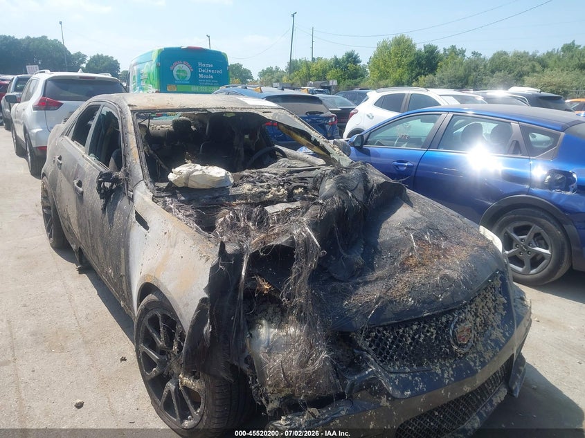 2012 Cadillac Cts-v VIN 1G6DV5EP8C0143906 IAAI salvage auction — TOTAL BURN, Salvage Title, sold $7,900 on 2026-09-01 (photo 6)
