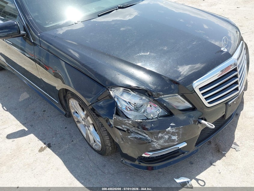 2013 Mercedes-benz E-klasse VIN WDDHF5KB2DA749496 IAAI salvage auction — RIGHT FRONT, Salvage Title, sold $1,550 on 2026-08-02 (photo 6)