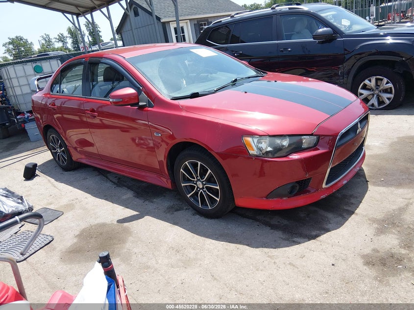 2015 Mitsubishi Lancer VIN JA32V2FW0FU004499 IAAI salvage auction — SIDE, Salvage Title, sold $775 on 2026-10-03 (photo 1)