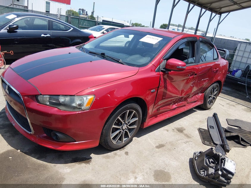 2015 Mitsubishi Lancer VIN JA32V2FW0FU004499 IAAI salvage auction — SIDE, Salvage Title, sold $775 on 2026-10-03 (photo 2)