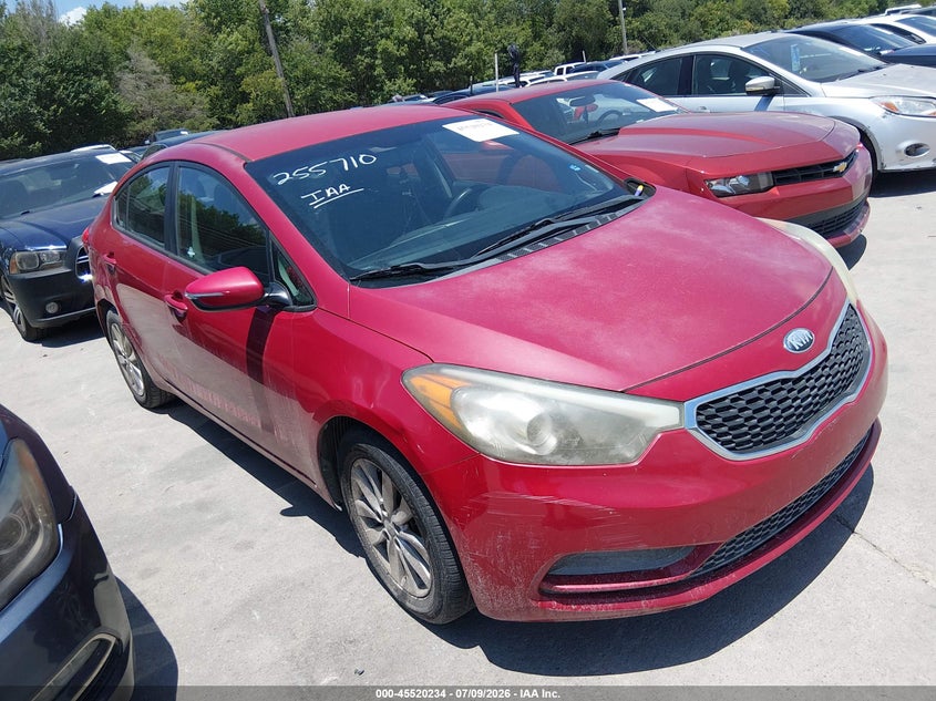 2015 Kia Forte VIN KNAFX4A69F5255710 IAAI salvage auction — REAR END, Nrc Lienholder Repossession Paperwork (Mississippi), sold $25 on 2026-07-27 (photo 1)