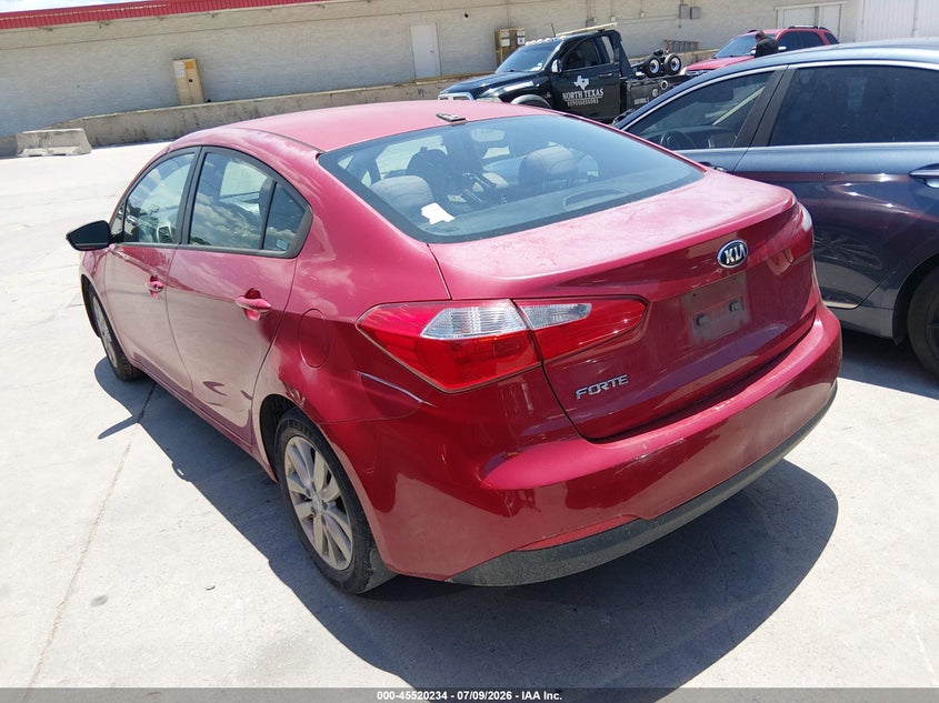 2015 Kia Forte VIN KNAFX4A69F5255710 IAAI salvage auction — REAR END, Nrc Lienholder Repossession Paperwork (Mississippi), sold $25 on 2026-07-27 (photo 3)