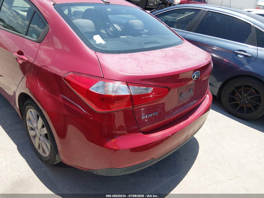 2015 Kia Forte VIN KNAFX4A69F5255710 IAAI salvage auction — REAR END, Nrc Lienholder Repossession Paperwork (Mississippi), sold $25 on 2026-07-27 (photo 6)
