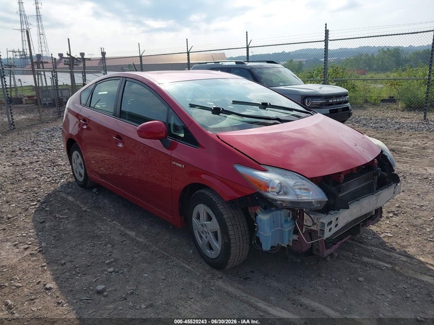 2011 Toyota Prius VIN JTDKN3DU2B1402186 IAAI salvage auction — FRONT END, Salvage (Pennsylvania), sold $900 on 2026-07-21 (photo 1)