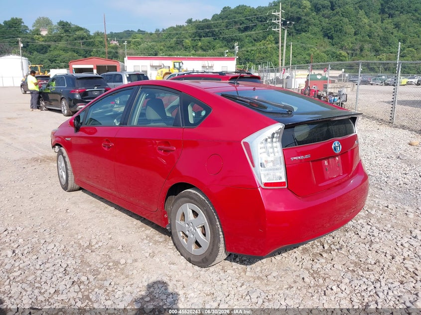 2011 Toyota Prius VIN JTDKN3DU2B1402186 IAAI salvage auction — FRONT END, Salvage (Pennsylvania), sold $900 on 2026-07-21 (photo 3)