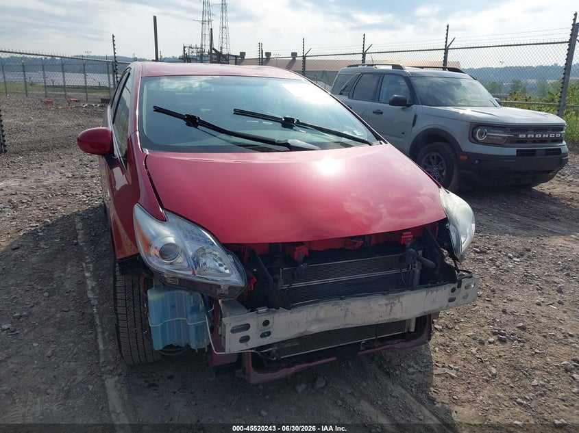 2011 Toyota Prius VIN JTDKN3DU2B1402186 IAAI salvage auction — FRONT END, Salvage (Pennsylvania), sold $900 on 2026-07-21 (photo 6)