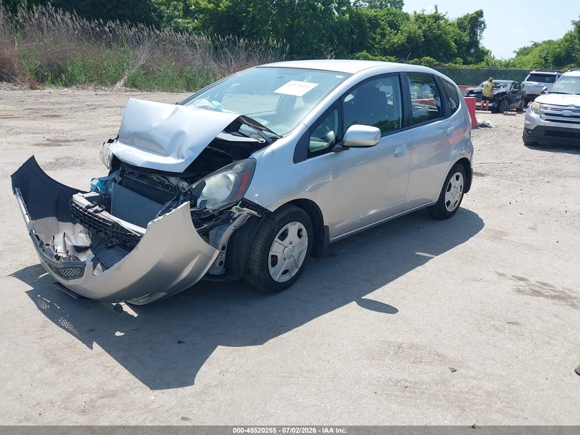 2013 Honda Fit VIN JHMGE8H34DC052795 IAAI salvage auction — FRONT END, Salvage - Greater Than 75% (Maryland), sold $125 on 2026-07-16 (photo 2)