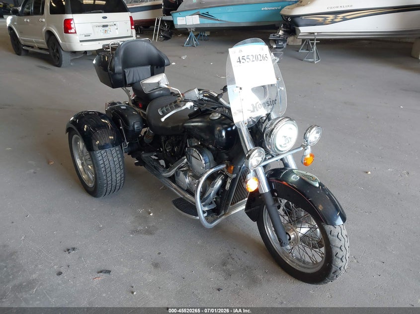 2007 Honda Vt750 VIN JH2RC50437M303315 IAAI salvage auction — NORMAL WEAR, Clear (Florida), sold $575 on 2026-07-06 (photo 1)