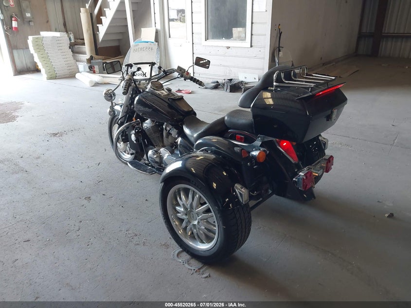 2007 Honda Vt750 VIN JH2RC50437M303315 IAAI salvage auction — NORMAL WEAR, Clear (Florida), sold $575 on 2026-07-06 (photo 3)