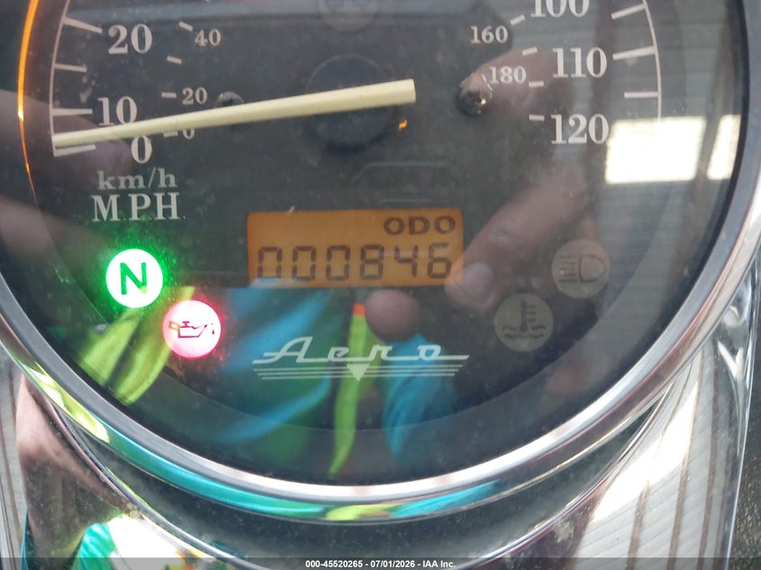 2007 Honda Vt750 VIN JH2RC50437M303315 IAAI salvage auction — NORMAL WEAR, Clear (Florida), sold $575 on 2026-07-06 (photo 7)