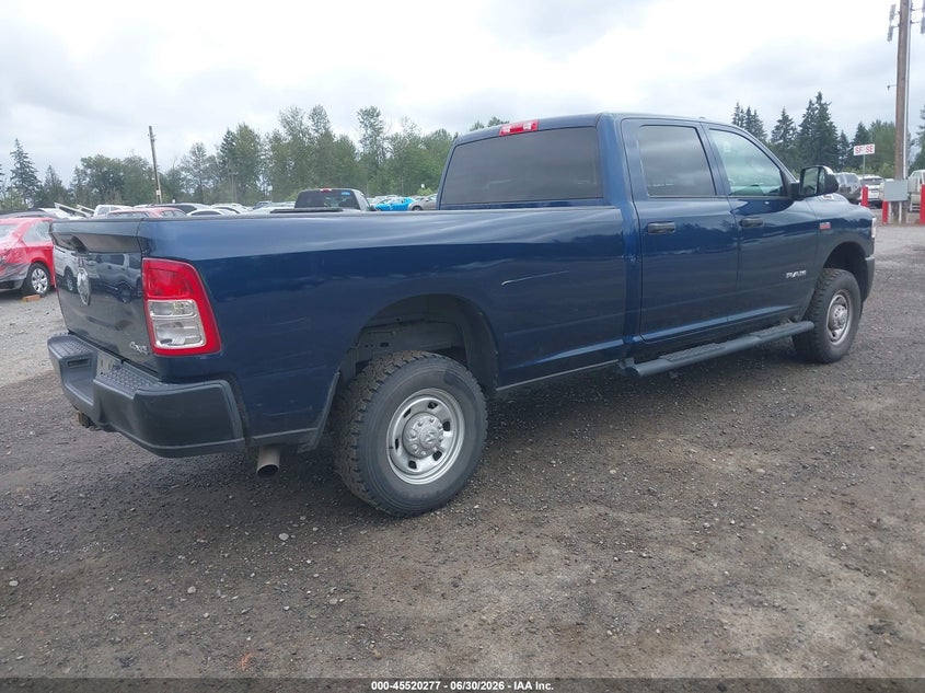 2020 Ram 2500 VIN 3C6UR5HJ5LG243232 IAAI salvage auction — LEFT SIDE, Sf97 (Washington), sold $10,000 on 2026-07-29 (photo 4)