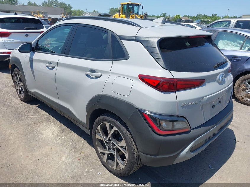 2023 Hyundai Kona VIN KM8K32AB5PU056591 IAAI salvage auction — RIGHT FRONT, Wait Title, sold $7,500 on 2026-08-18 (photo 3)