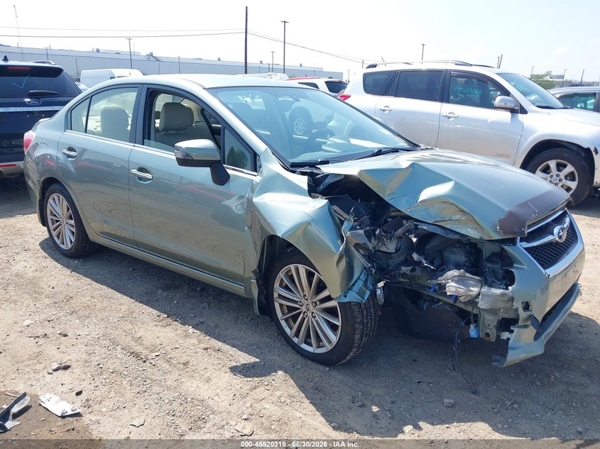 2016 Subaru Impreza VIN JF1GJAK6XGH012015 IAAI salvage auction — RIGHT FRONT, Salvage Title, sold $1,625 on 2026-07-15 (photo 1)