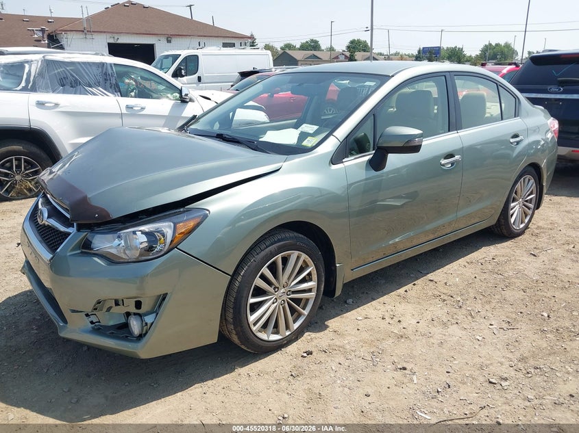 2016 Subaru Impreza VIN JF1GJAK6XGH012015 IAAI salvage auction — RIGHT FRONT, Salvage Title, sold $1,625 on 2026-07-15 (photo 2)