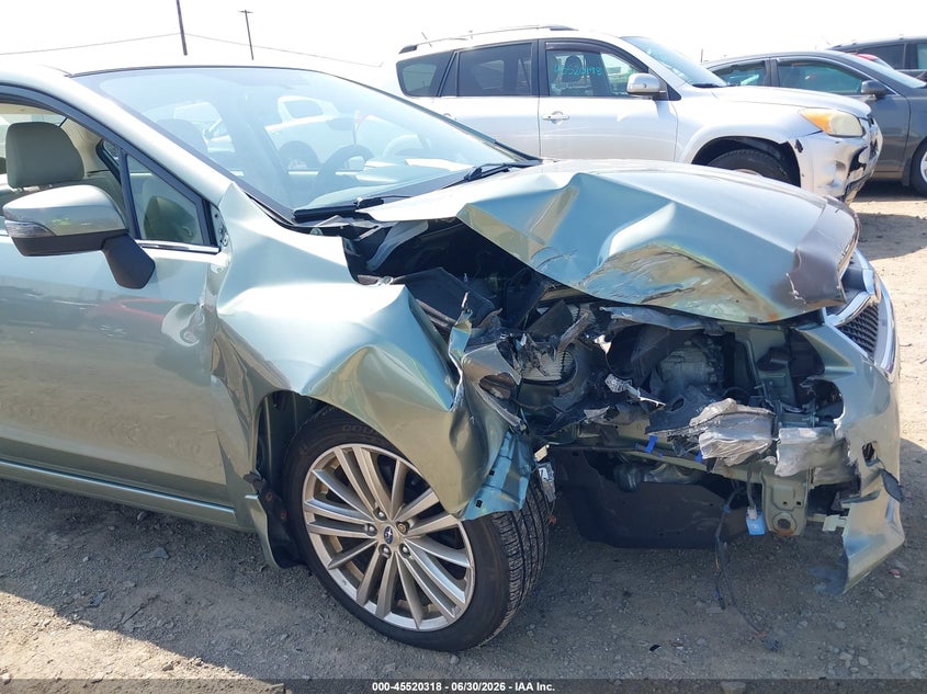 2016 Subaru Impreza VIN JF1GJAK6XGH012015 IAAI salvage auction — RIGHT FRONT, Salvage Title, sold $1,625 on 2026-07-15 (photo 6)