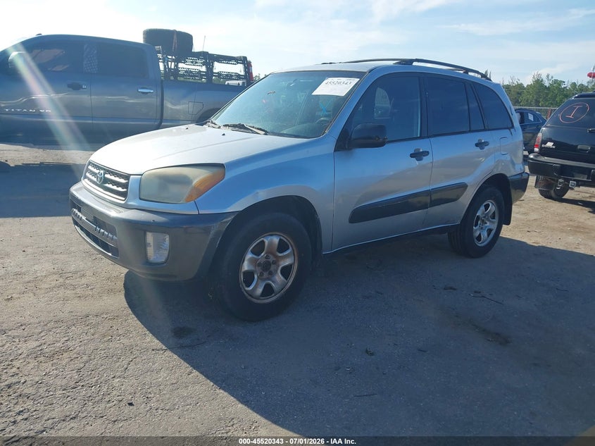 2001 Toyota Rav4 VIN JTEGH20V110004599 IAAI salvage auction — REAR END, Rebuildable (Florida), sold $650 on 2026-07-29 (photo 2)