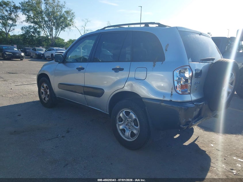2001 Toyota Rav4 VIN JTEGH20V110004599 IAAI salvage auction — REAR END, Rebuildable (Florida), sold $650 on 2026-07-29 (photo 3)
