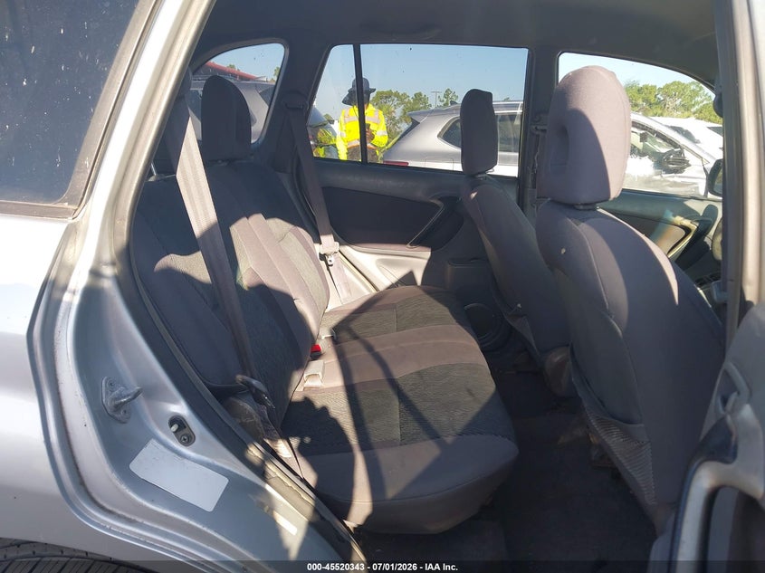 2001 Toyota Rav4 VIN JTEGH20V110004599 IAAI salvage auction — REAR END, Rebuildable (Florida), sold $650 on 2026-07-29 (photo 8)