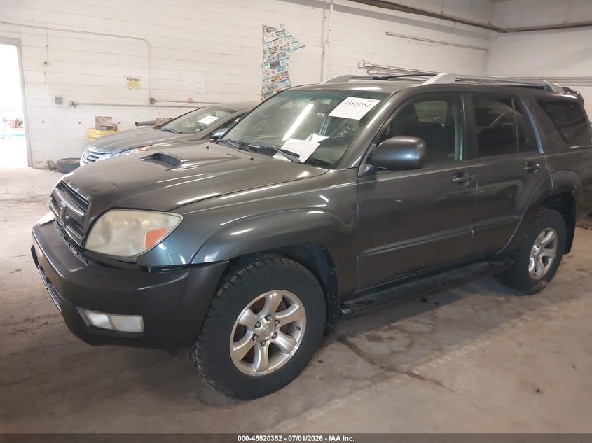 2005 Toyota 4runner VIN JTEBU14R558041353 IAAI salvage auction — NORMAL WEAR, Clear (Montana), sold $1,900 on 2026-07-22 (photo 2)