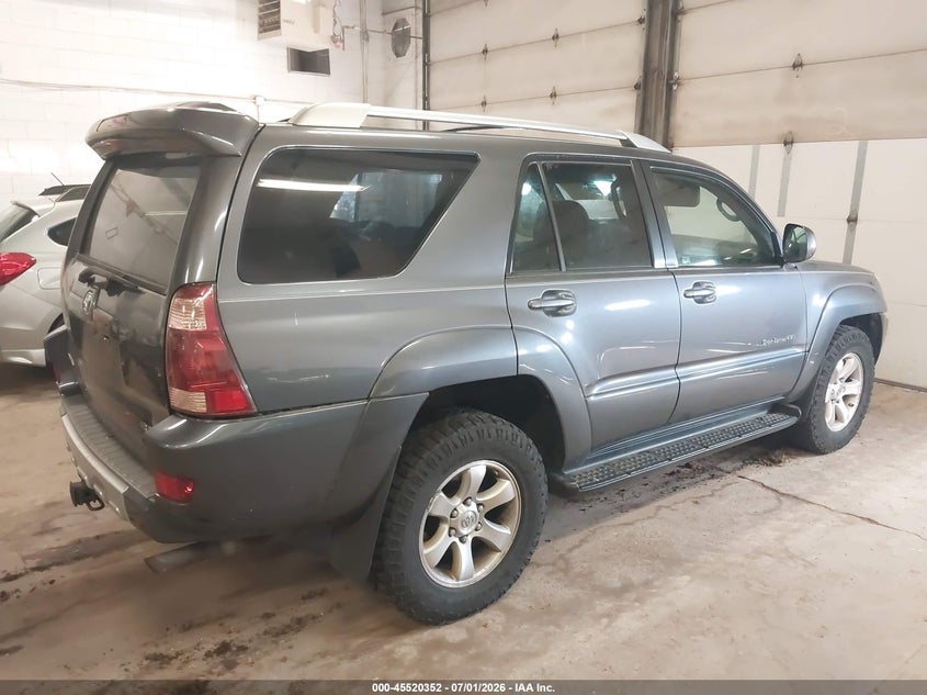 2005 Toyota 4runner VIN JTEBU14R558041353 IAAI salvage auction — NORMAL WEAR, Clear (Montana), sold $1,900 on 2026-07-22 (photo 4)