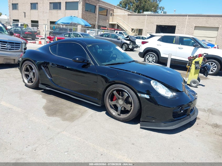 2007 Porsche Cayman VIN WP0AB29837U782543 — IAAI salvage auction photo