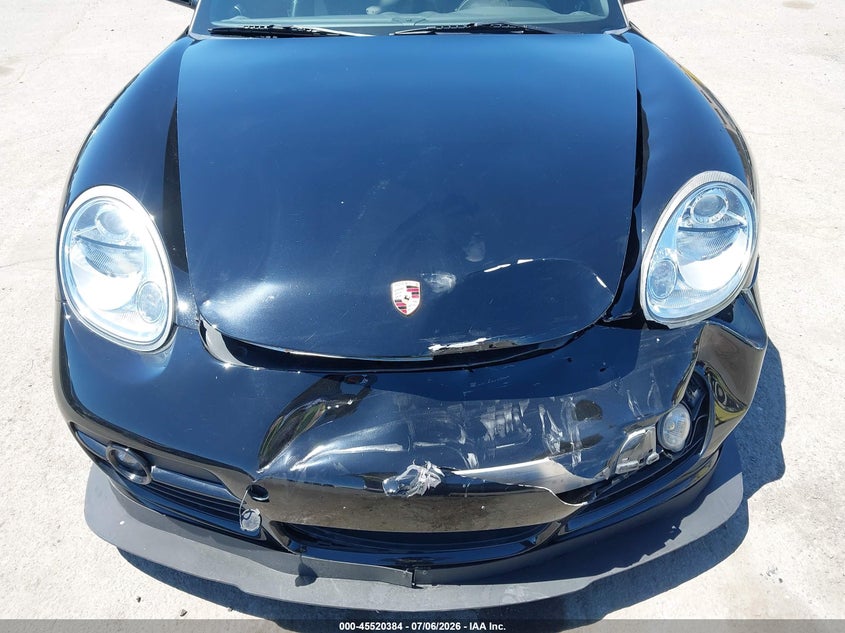 2007 Porsche Cayman VIN WP0AB29837U782543 IAAI salvage auction — FRONT END, Salvage (California), sold $12,750 on 2026-08-24 (photo 6)