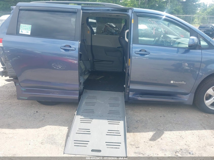 2014 Toyota Sienna VIN 5TDKK3DC3ES433342 IAAI salvage auction — UNDERCARRIAGE, Salvage Title, sold $8,100 on 2026-07-25 (photo 8)