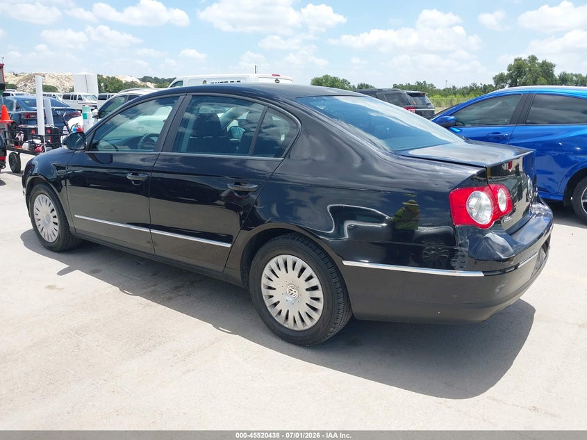 2006 Volkswagen Passat VIN WVWAK73C26P200536 IAAI salvage auction — REAR END, Salvage (Texas), sold $300 on 2026-08-03 (photo 3)