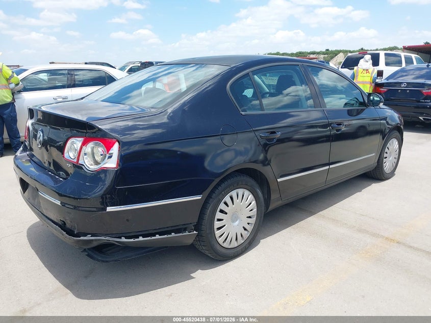 2006 Volkswagen Passat VIN WVWAK73C26P200536 IAAI salvage auction — REAR END, Salvage (Texas), sold $300 on 2026-08-03 (photo 4)