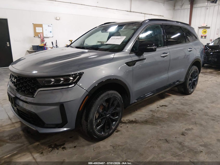 2022 Kia Sorento VIN 5XYRKDLF8NG076947 IAAI salvage auction — REAR END, Salvage Title, sold $6,100 on 2026-08-01 (photo 2)