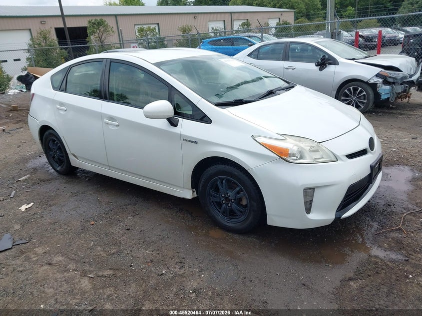 2012 Toyota Prius VIN JTDKN3DU5C1510318 IAAI salvage auction — REAR END, Clear (Virginia), sold $1,800 on 2026-07-27 (photo 1)