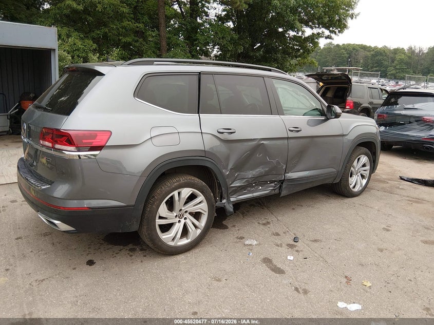 2022 Volkswagen Atlas VIN 1V2KP2CA8NC551527 IAAI salvage auction — REAR END, Mv-907A (New York), sold $7,100 on 2026-07-31 (photo 6)