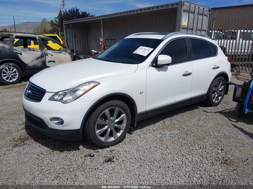 2014 Infiniti Qx50 VIN JN1BJ0HR5EM192771 IAAI salvage auction — RIGHT SIDE, Salvage (Nevada), sold $3,000 on 2026-07-17 (photo 2)