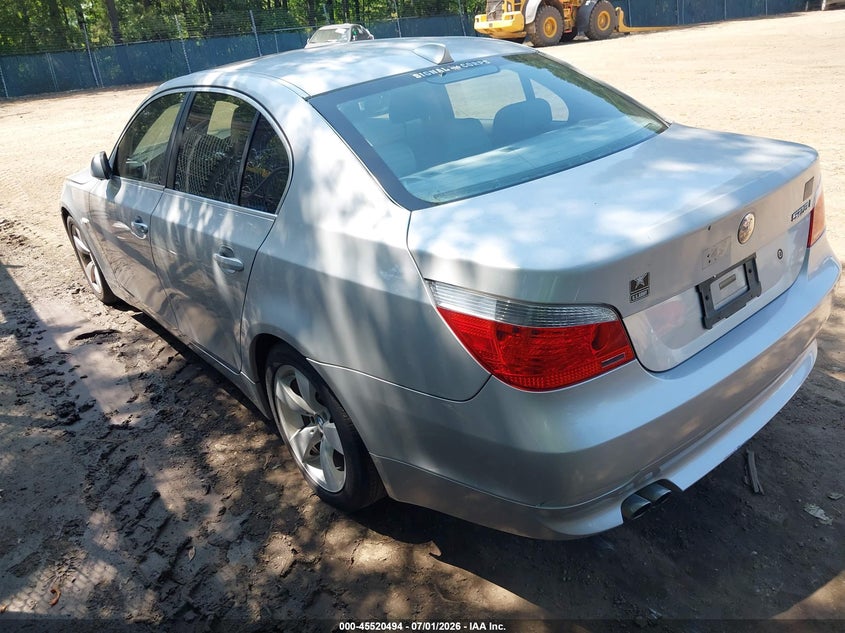 2006 BMW 5 series VIN WBANE53546CK79839 IAAI salvage auction — NORMAL WEAR, Clear (Virginia), sold $300 on 2026-07-30 (photo 3)