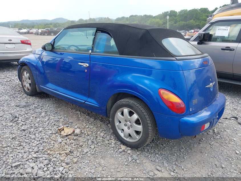 2005 Chrysler Pt cruiser VIN 3C3EY55E85T505539 IAAI salvage auction — NORMAL WEAR, Clear (Tennessee), sold $225 on 2026-07-09 (photo 3)