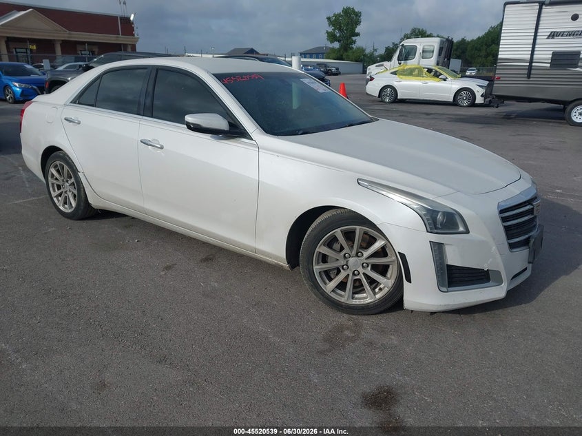 2017 Cadillac Cts VIN 1G6AP5SX0H0210961 IAAI salvage auction — REPOSSESSION, Original (Texas), sold $2,025 on 2026-07-08 (photo 1)
