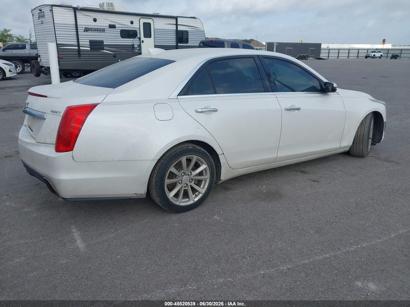 2017 Cadillac Cts VIN 1G6AP5SX0H0210961 IAAI salvage auction — REPOSSESSION, Original (Texas), sold $2,025 on 2026-07-08 (photo 4)