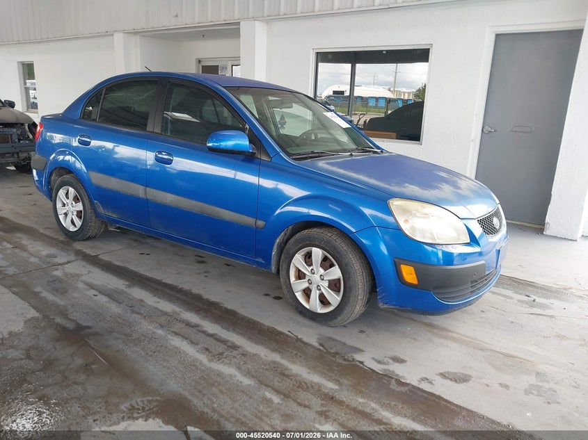 2008 Kia Rio VIN KNADE123386305837 IAAI salvage auction — FRONT END, Clear (Florida), sold $400 on 2026-07-29 (photo 1)