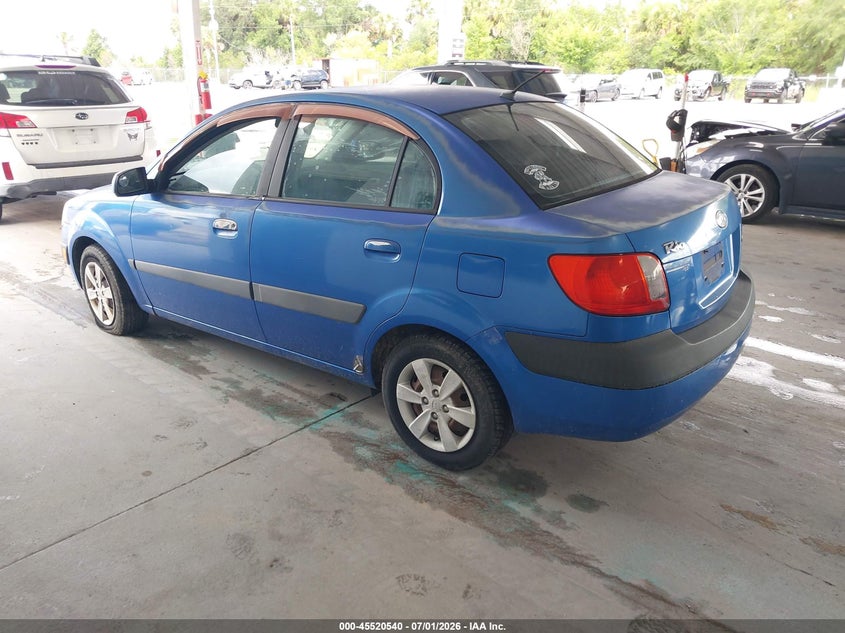 2008 Kia Rio VIN KNADE123386305837 IAAI salvage auction — FRONT END, Clear (Florida), sold $400 on 2026-07-29 (photo 3)