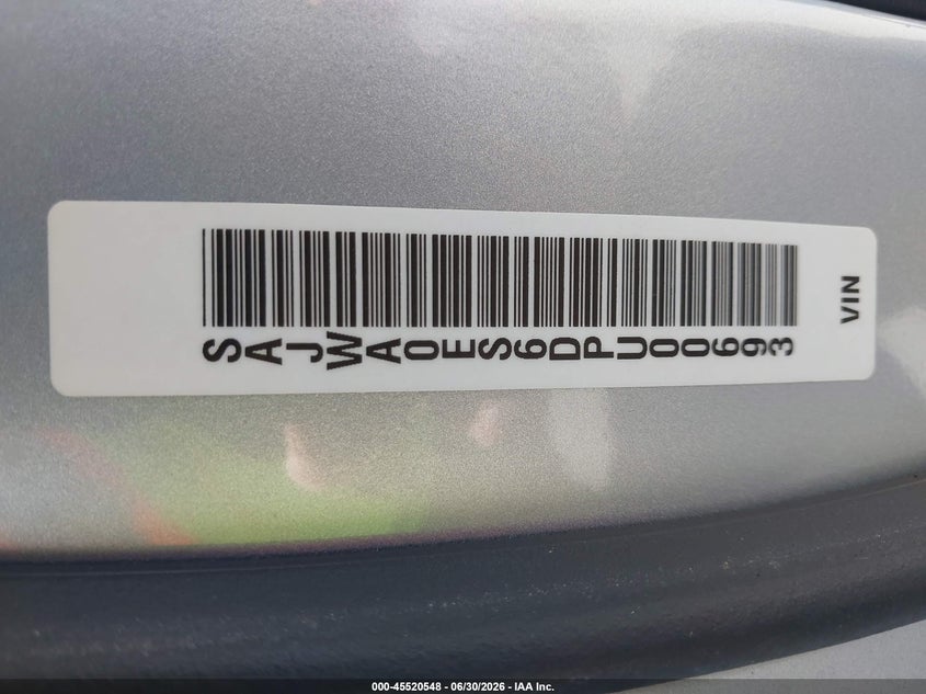 2013 Jaguar Xf VIN SAJWA0ES6DPU00693 IAAI salvage auction — NORMAL WEAR, Salvage (California), sold $575 on 2026-07-28 (photo 9)