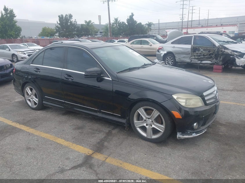 2010 Mercedes-benz C class VIN WDDGF5EB8AF437205 IAAI salvage auction — NORMAL WEAR, Clear - Dealer Only (California), sold $475 on 2026-07-28 (photo 1)