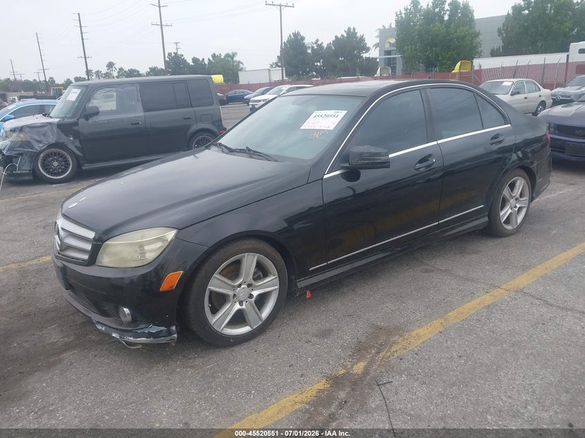 2010 Mercedes-benz C class VIN WDDGF5EB8AF437205 IAAI salvage auction — NORMAL WEAR, Clear - Dealer Only (California), sold $475 on 2026-07-28 (photo 2)
