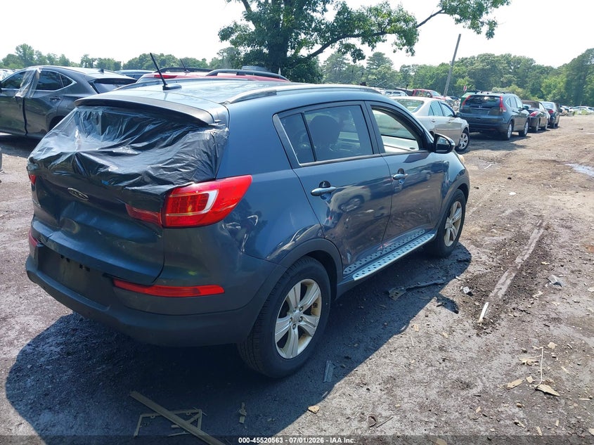 2012 Kia Sportage VIN KNDPBCA24C7249620 IAAI salvage auction — REAR END, Mv-907A (New York), sold $2,300 on 2026-07-14 (photo 4)