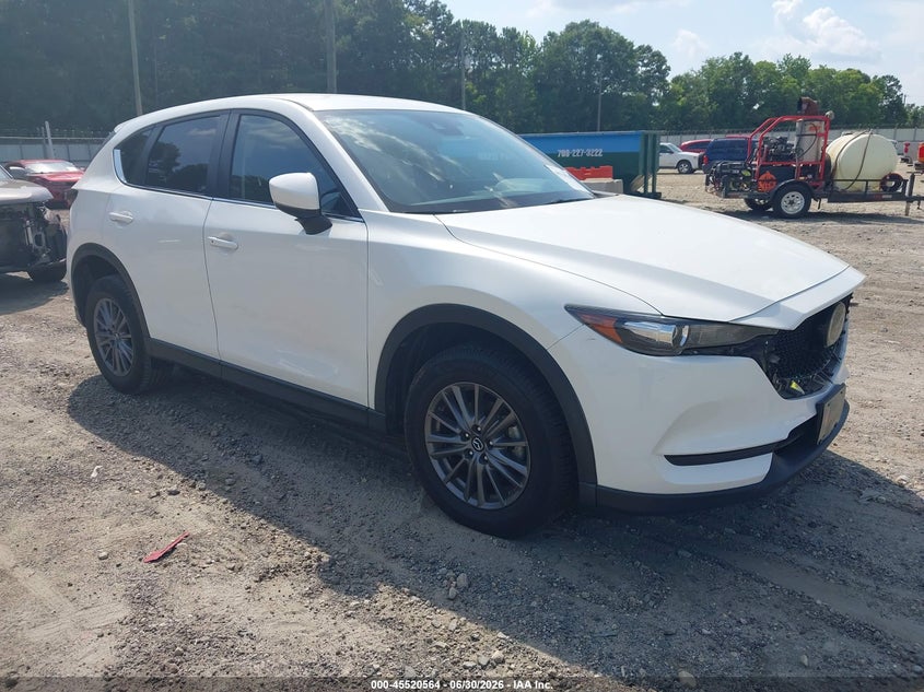 2021 Mazda Cx-5 VIN JM3KFACM4M0319796 IAAI salvage auction — LEFT REAR, Salvage Title, sold $6,900 on 2026-07-30 (photo 1)