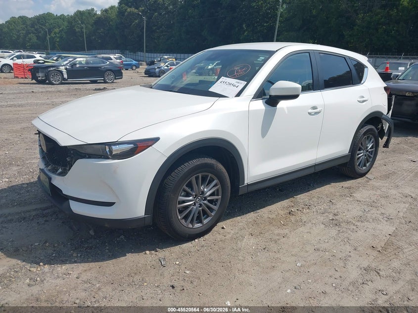 2021 Mazda Cx-5 VIN JM3KFACM4M0319796 IAAI salvage auction — LEFT REAR, Salvage Title, sold $6,900 on 2026-07-30 (photo 2)